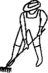 Jardinier motif grav�